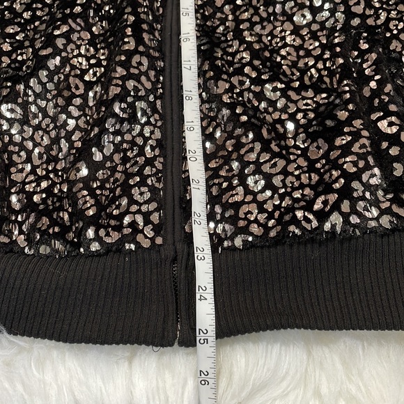 Victoria's Secret PINK Fashion Show Exclusive Leopard Full Zip Hoodie Jacket S - Picture 9 of 10